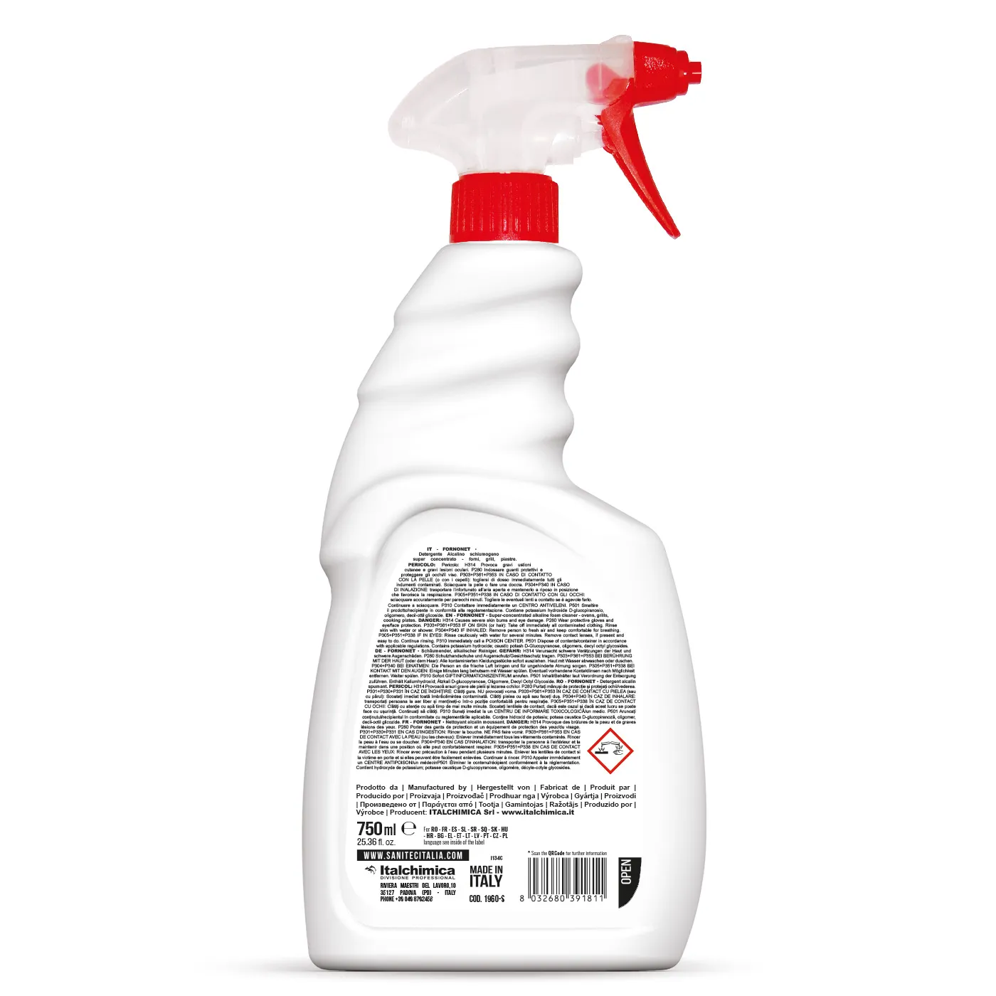 Fornonet -  Degresant forte pentru cuptoare si aragaze 750 ml - 1960