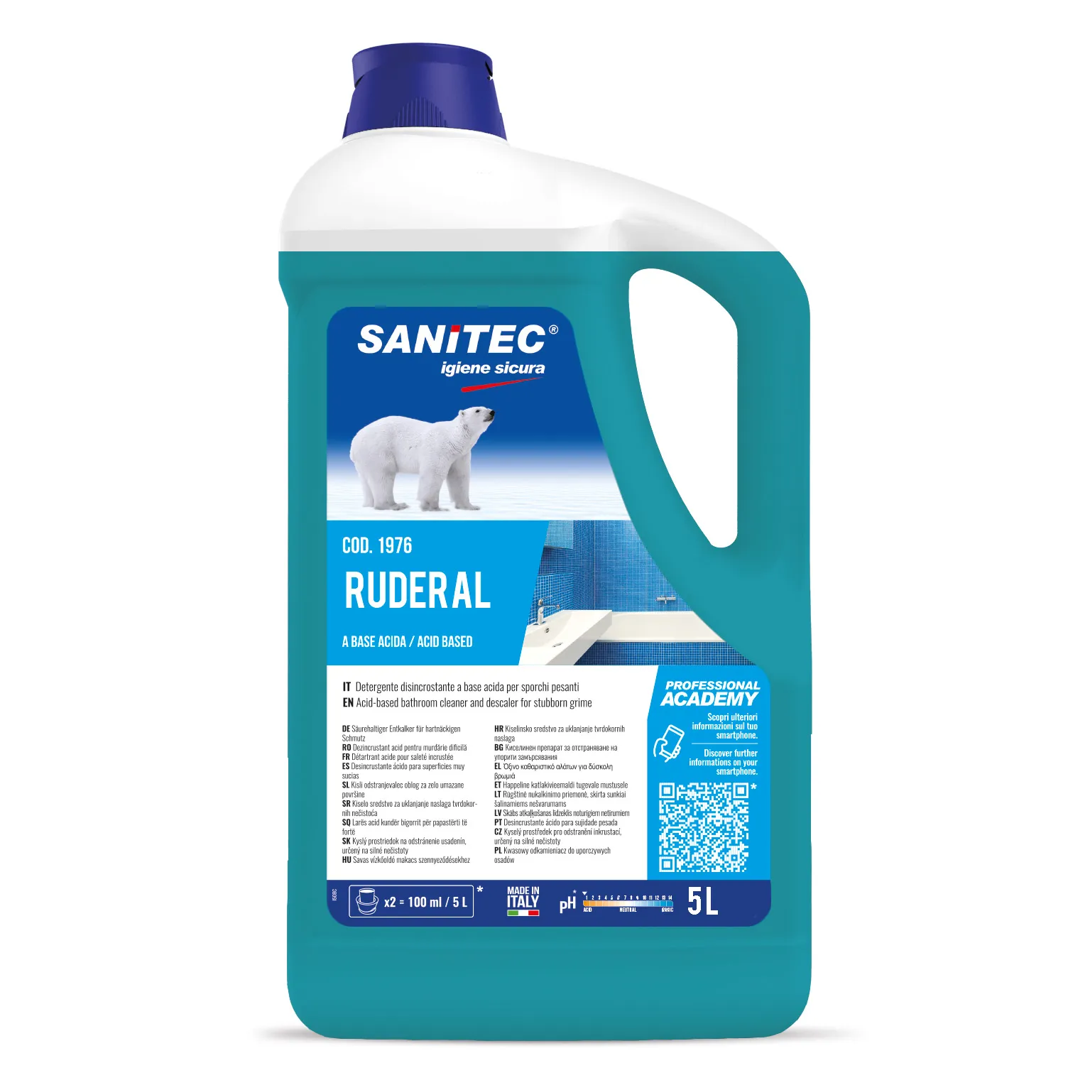 Ruderal Gel - Dezincrustant pentru grupurile sanitare 5 L - 1976
