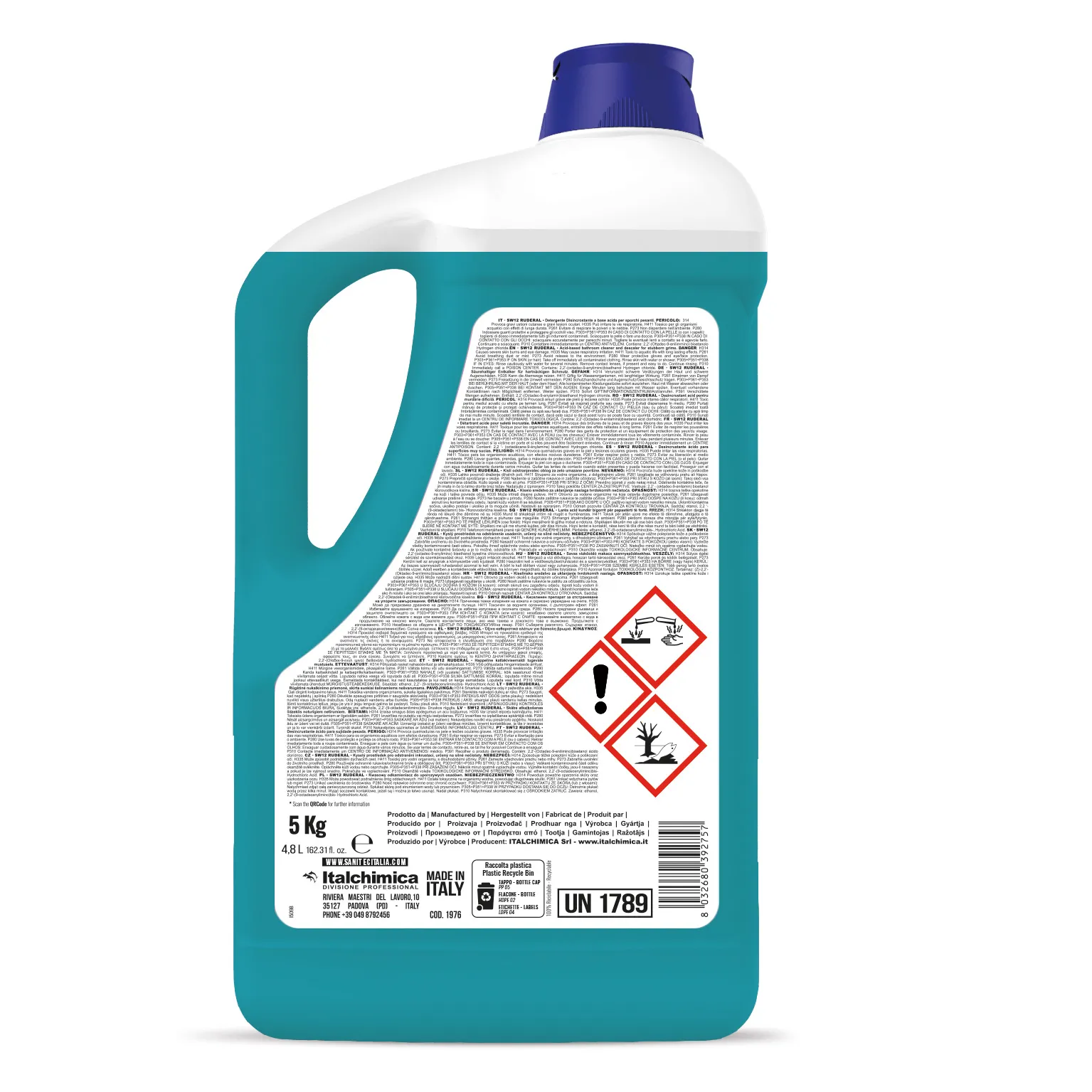 Ruderal Gel - Dezincrustant pentru grupurile sanitare 5 L - 1976