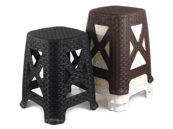 Măsuță pentru cafea din plastic RATTAN Antracit