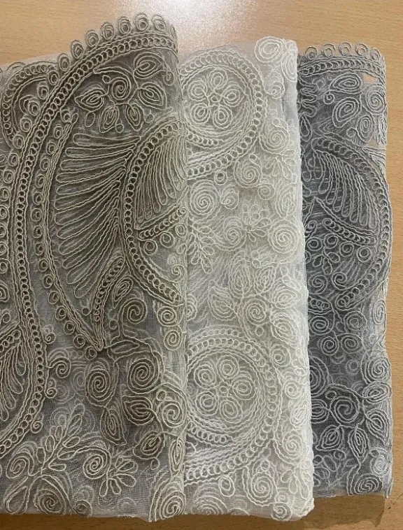 Brâu SOMEN la fața de masă Gri 38x95 cm