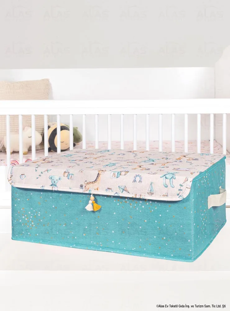 Cutie cu capac pentru copii 50x39x19cm Albastru