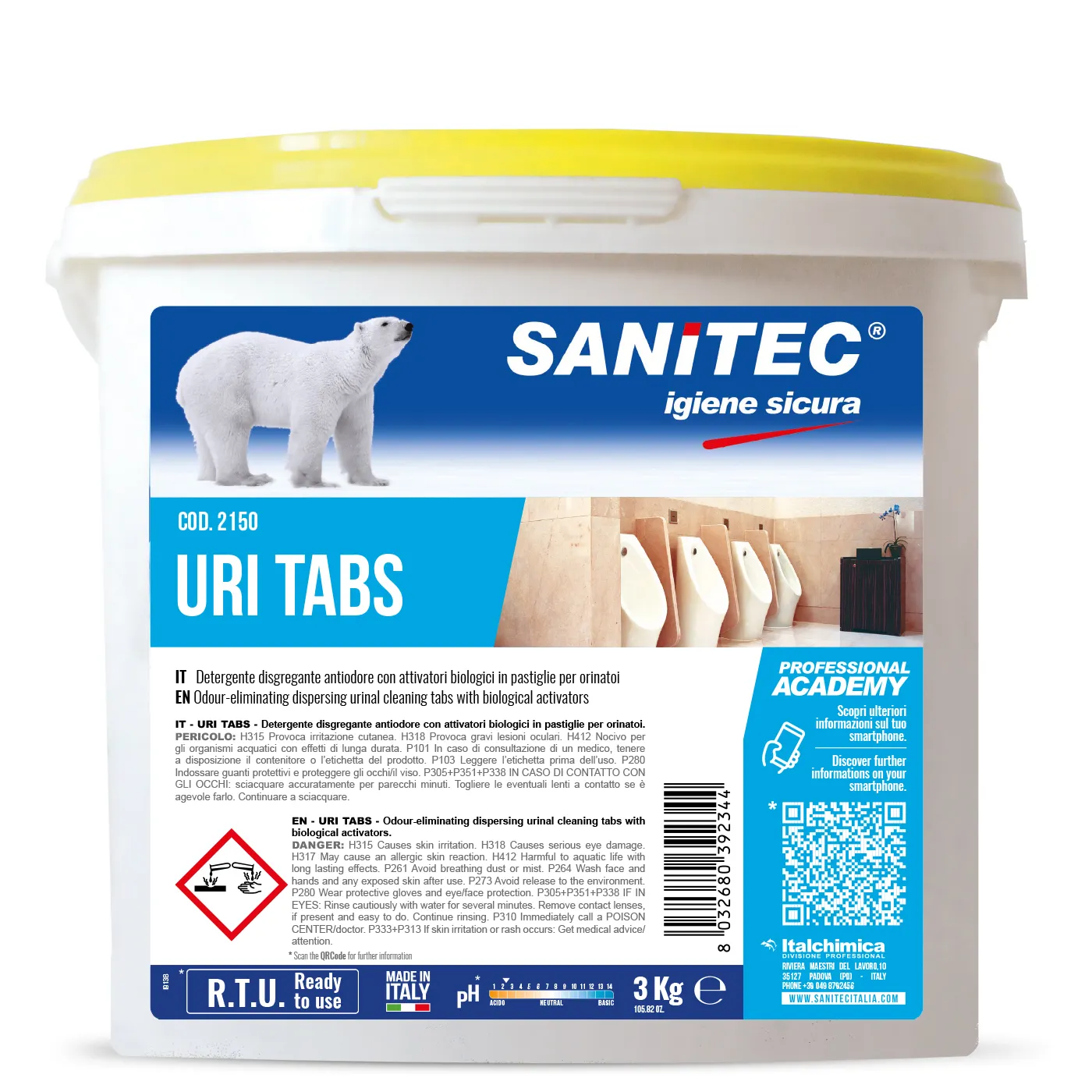 Uri-tabs - Pastile pentru pisoare 3 kg - 2150