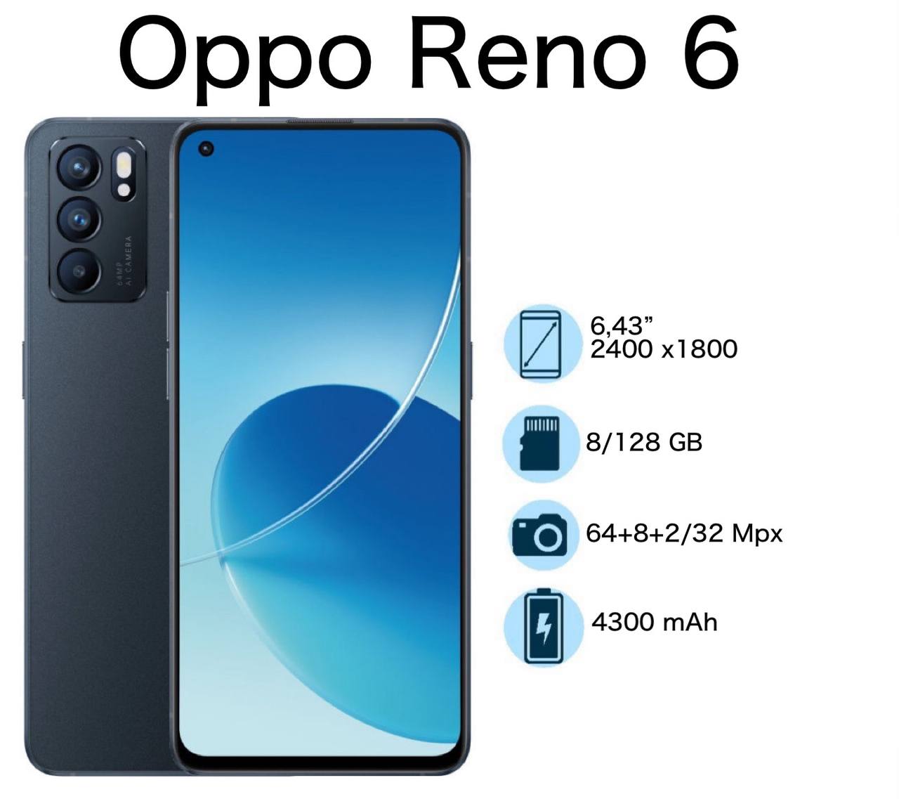 Oppo Reno 6 8 ГБ/ 128 ГБ/ 