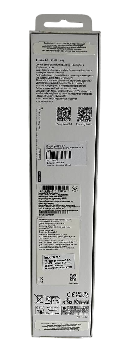 Galaxy Watch FE R861 Wi-Fi 40mm Pink