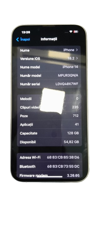 iPhone 14 6/128 GB Single Sim 2022