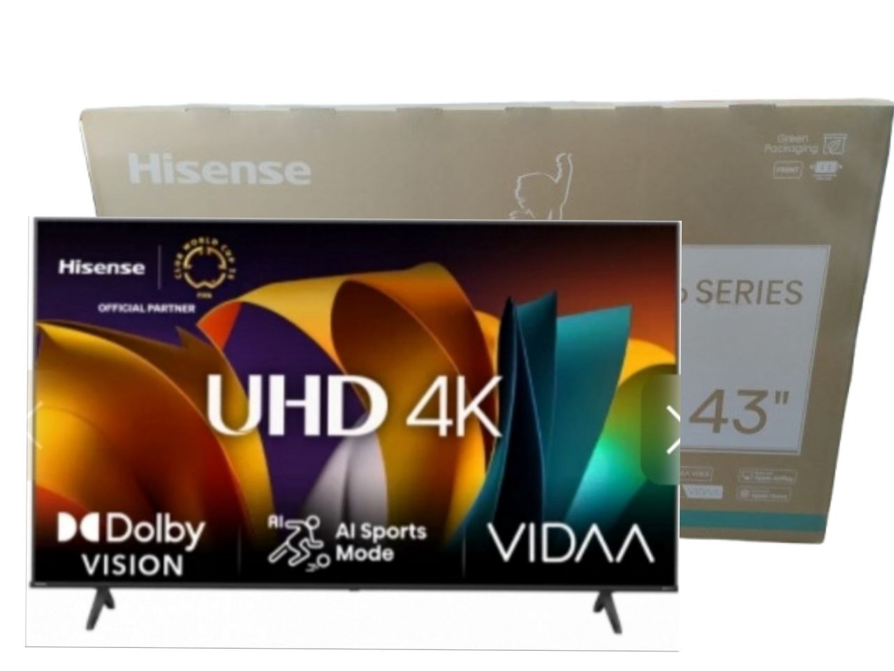 43" LED SMART Телевизор Hisense 43A6N