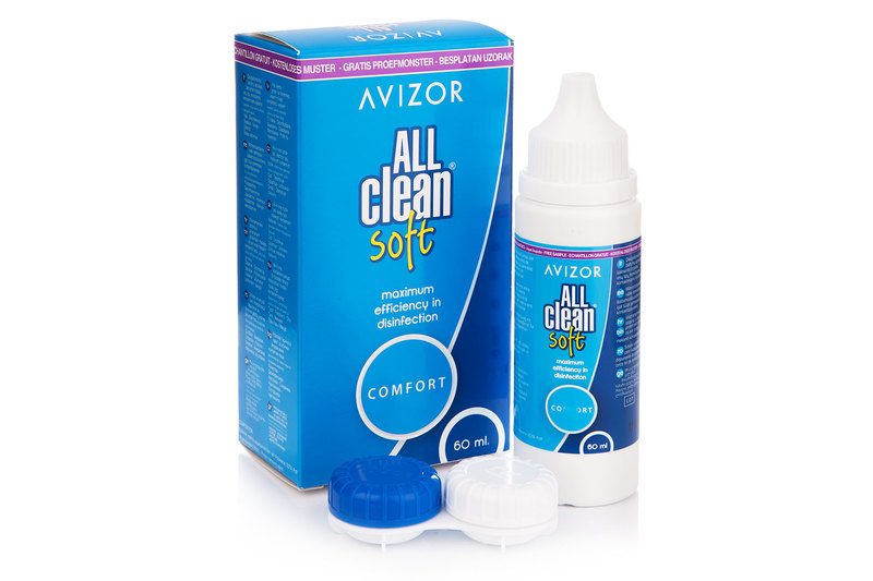 All Clean Soft 60 ml (Avizor Multi-Purpose with Protein Remover) + container