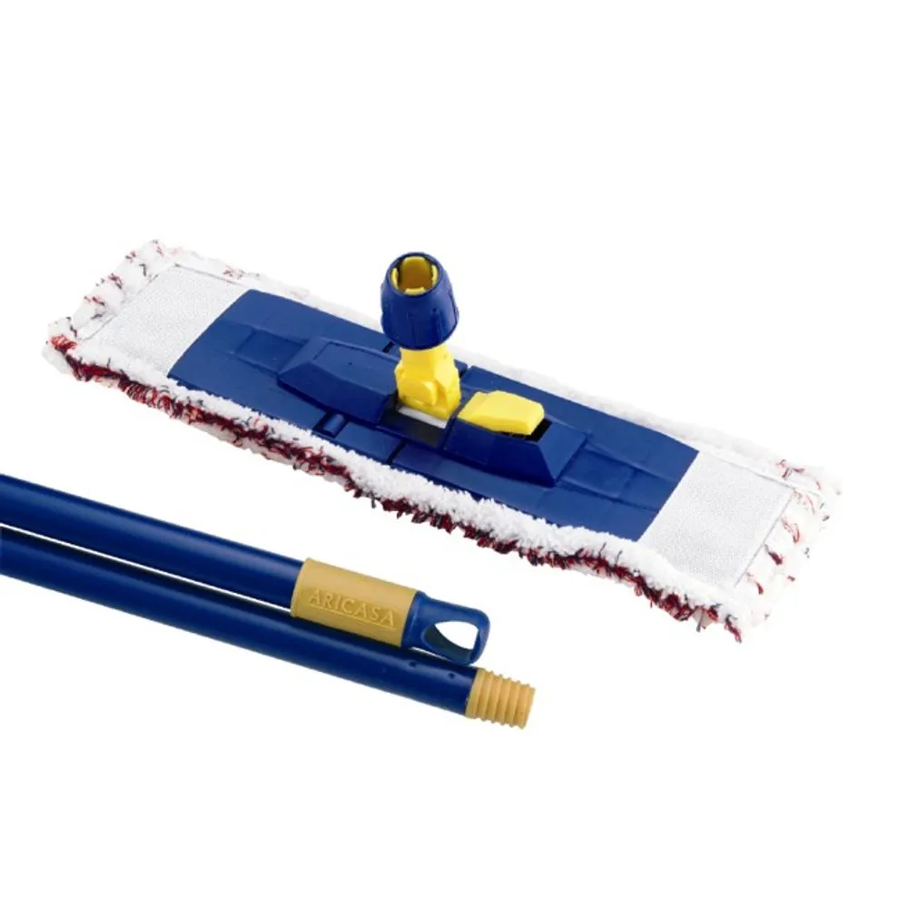 Suport cu mop microfibra 45x13 cm (buzunare) + coadă - 337/C