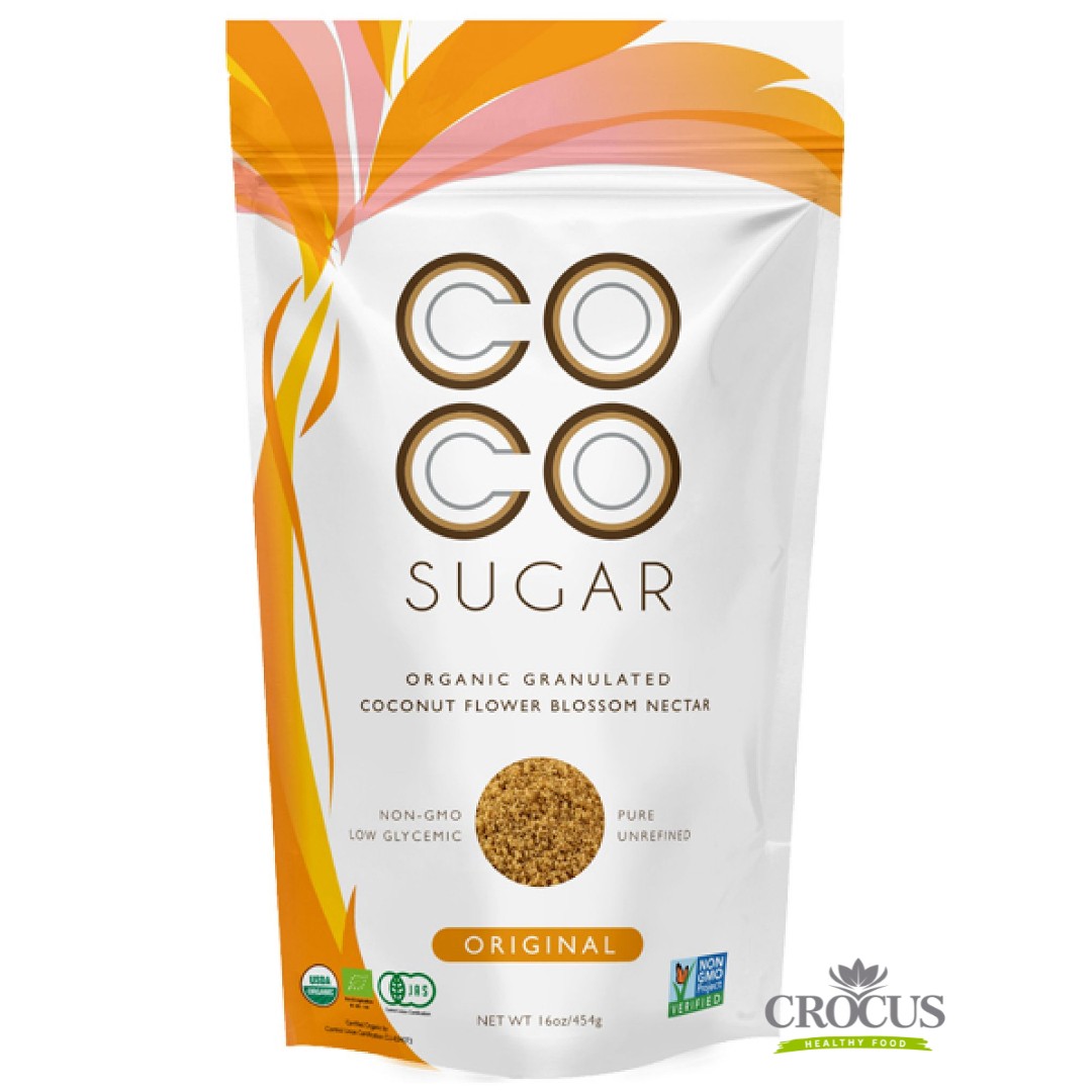 Zahar din cocos ,Nerafinat, 454gr