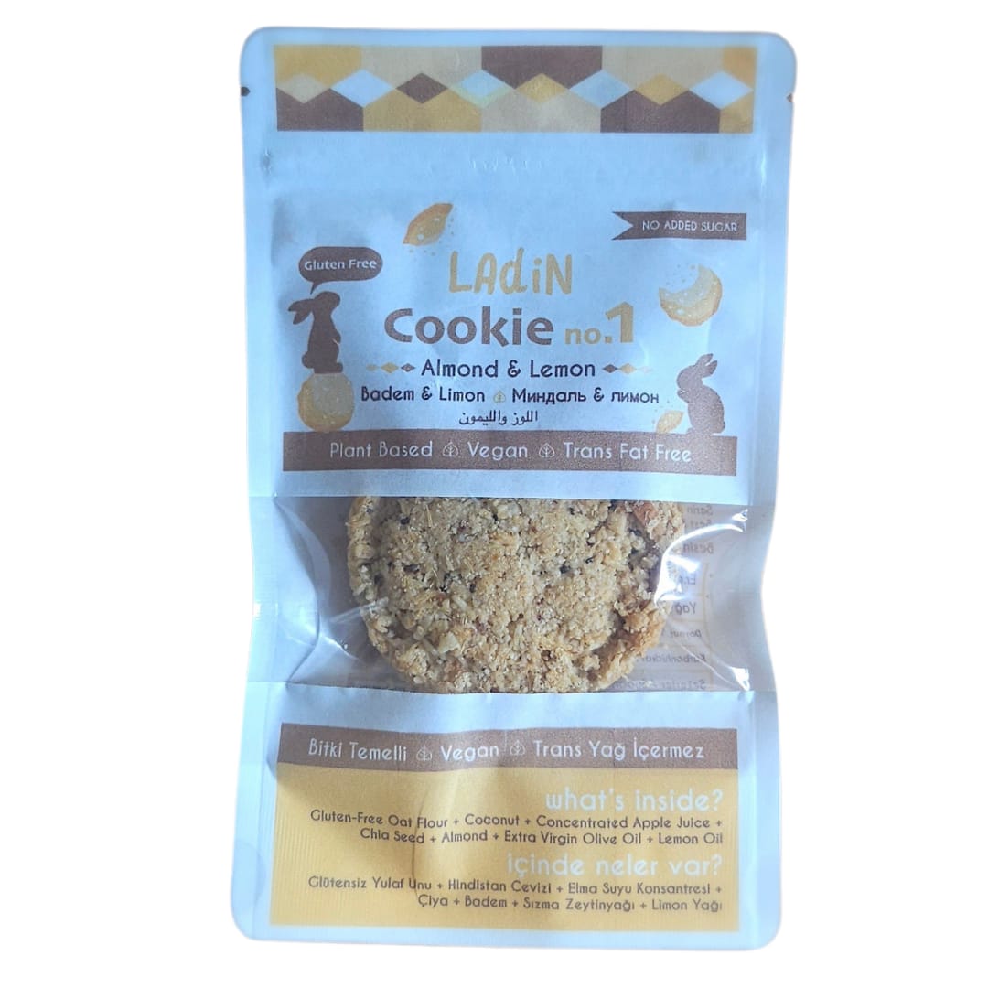 Biscuiți fără gluten( migdale și lămaie) 40g