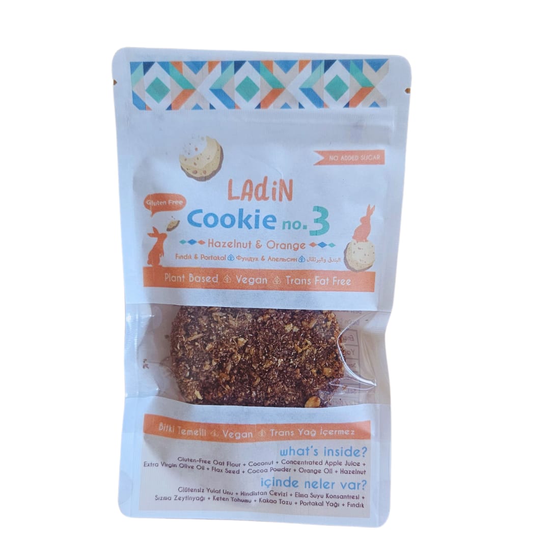 Biscuiți fără Gluten(  alune și portocală) 40 g