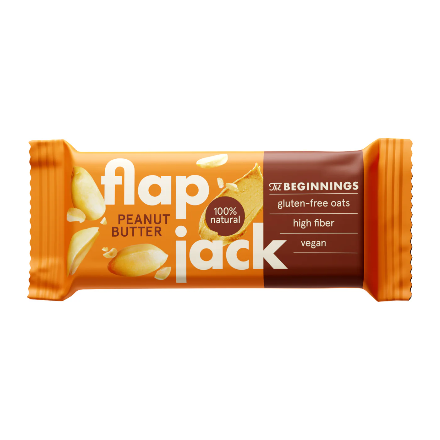 Батончик Flap jack  с арахисовой пастой 60гр