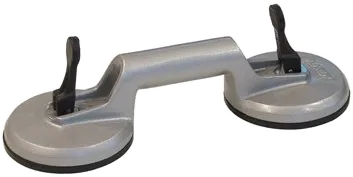 Ventuza pentru sticla cu un mâner longitudinal (dublu, 60 kg)
