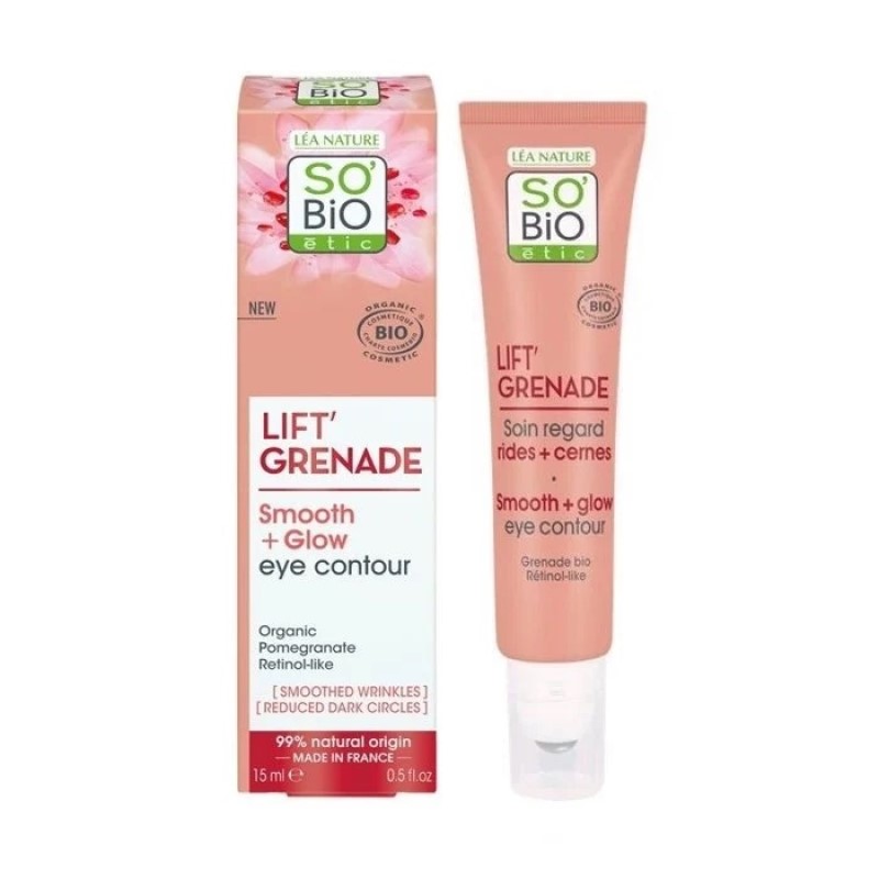 So Bio Lift Grenade Ser contur ochi antirid si cearcane rodie+retinol 15ml