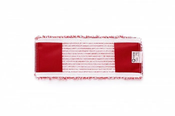 Bucle - Mop plat microfibra roșu 40x15 cm, buzunar - 208340-02