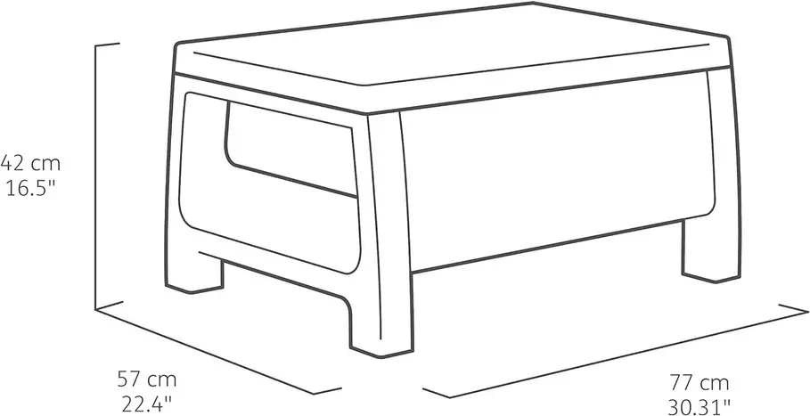 Set de mobilier de grădină NOVARA 5 piese