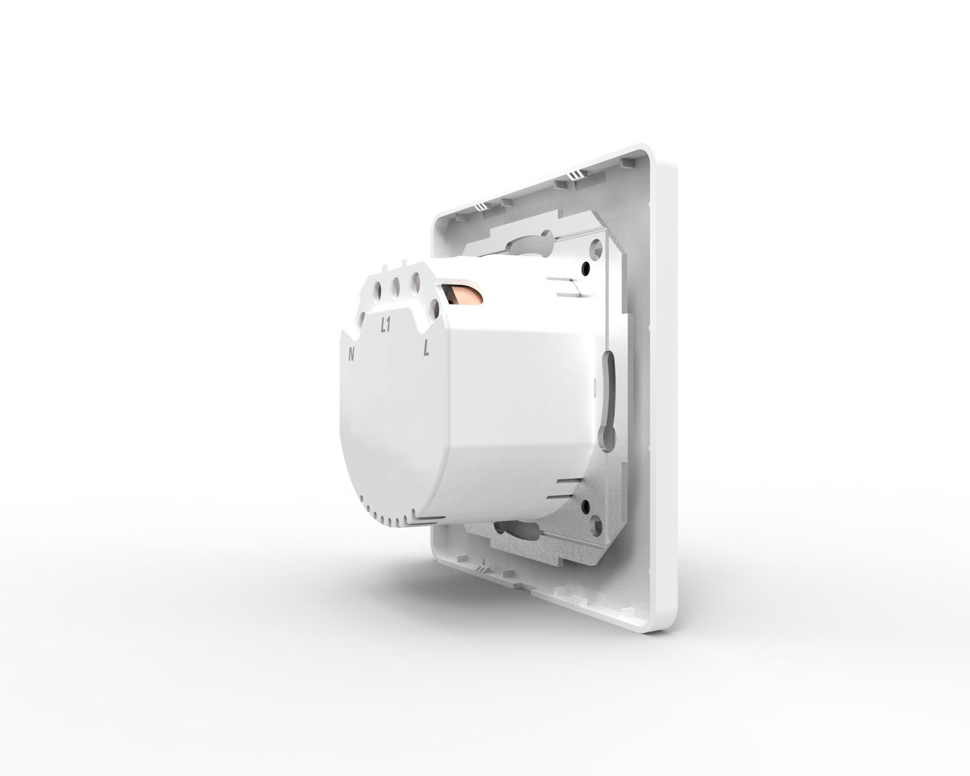 Priza WiFi perete, Schuko, 3000W, 16A, Tellur White TLL331321, compatibil Amazon Alexa, Google Assistance