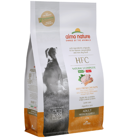 ALMO NATURE DRY Dog HFC M-L Puppy Chicken 1.2kg