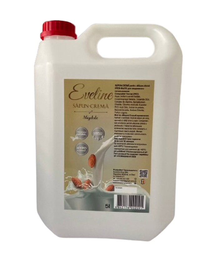 Жидкое мыло «EVELINE» Premium 5Л канистра  Миндаль