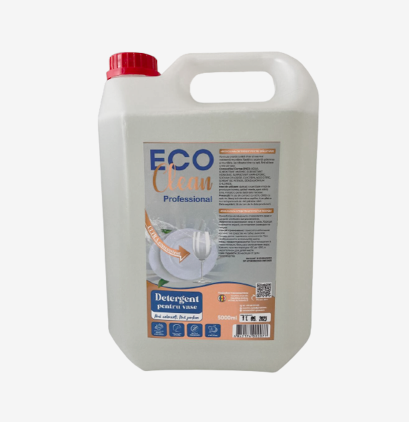 Detergent de vase lichid „Eco-Clean” Ultra 5L