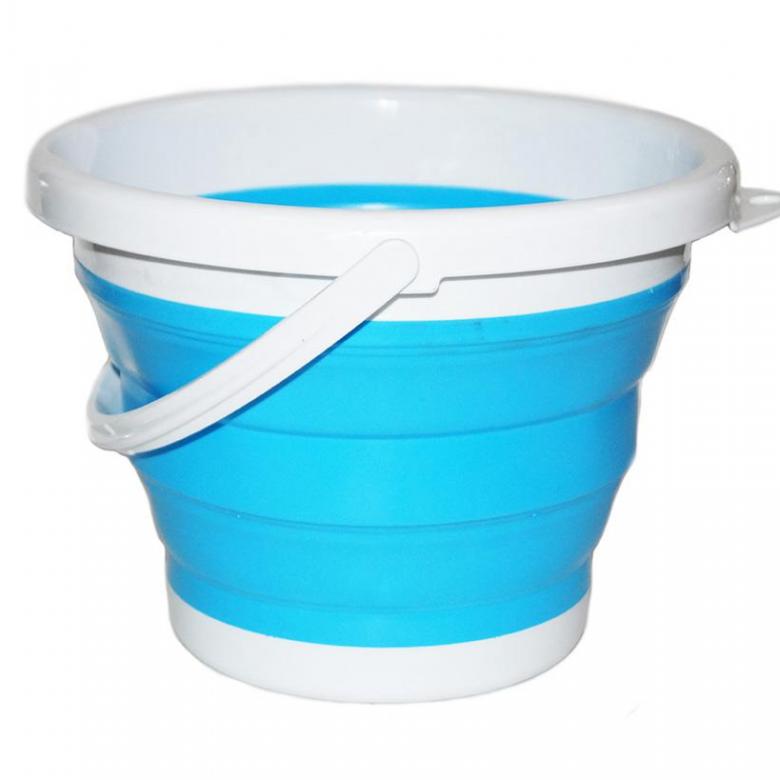 Găleată pliabilă rotundă 5 L - Albastru (S13/P2)