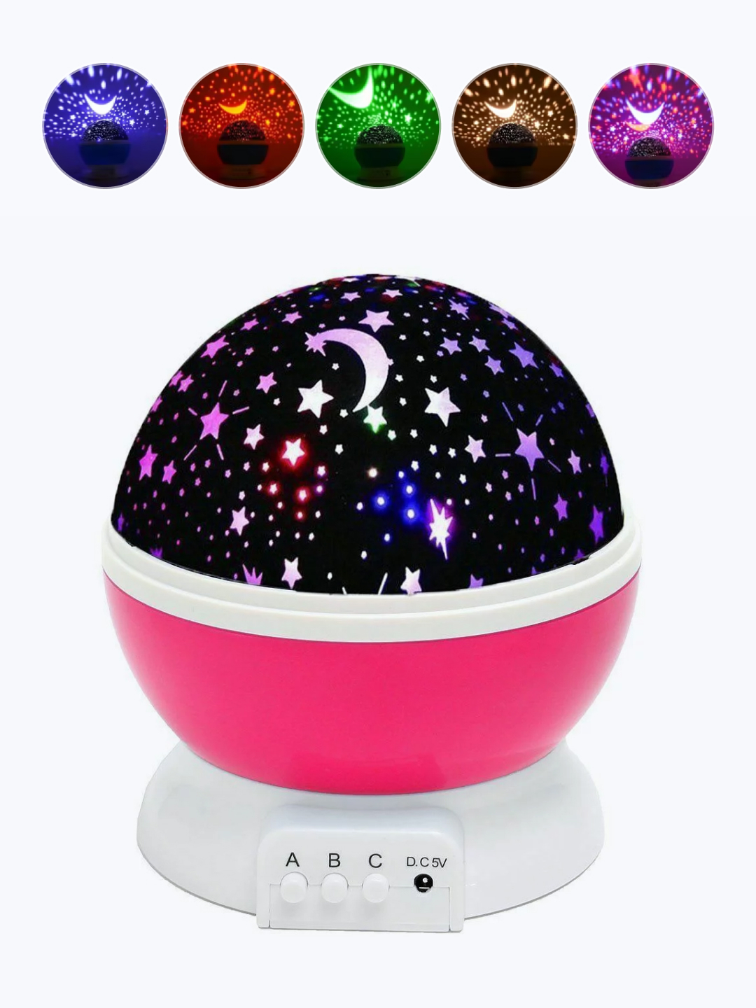 Proiector de stele Star Master Ball S-001  - Roz (S19/P3)