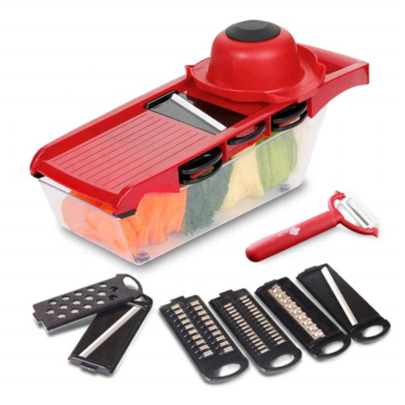 Răzătoare-Tăietor de legume cu recipient Mandoline Slicer 6 in 1 (S1/P4)