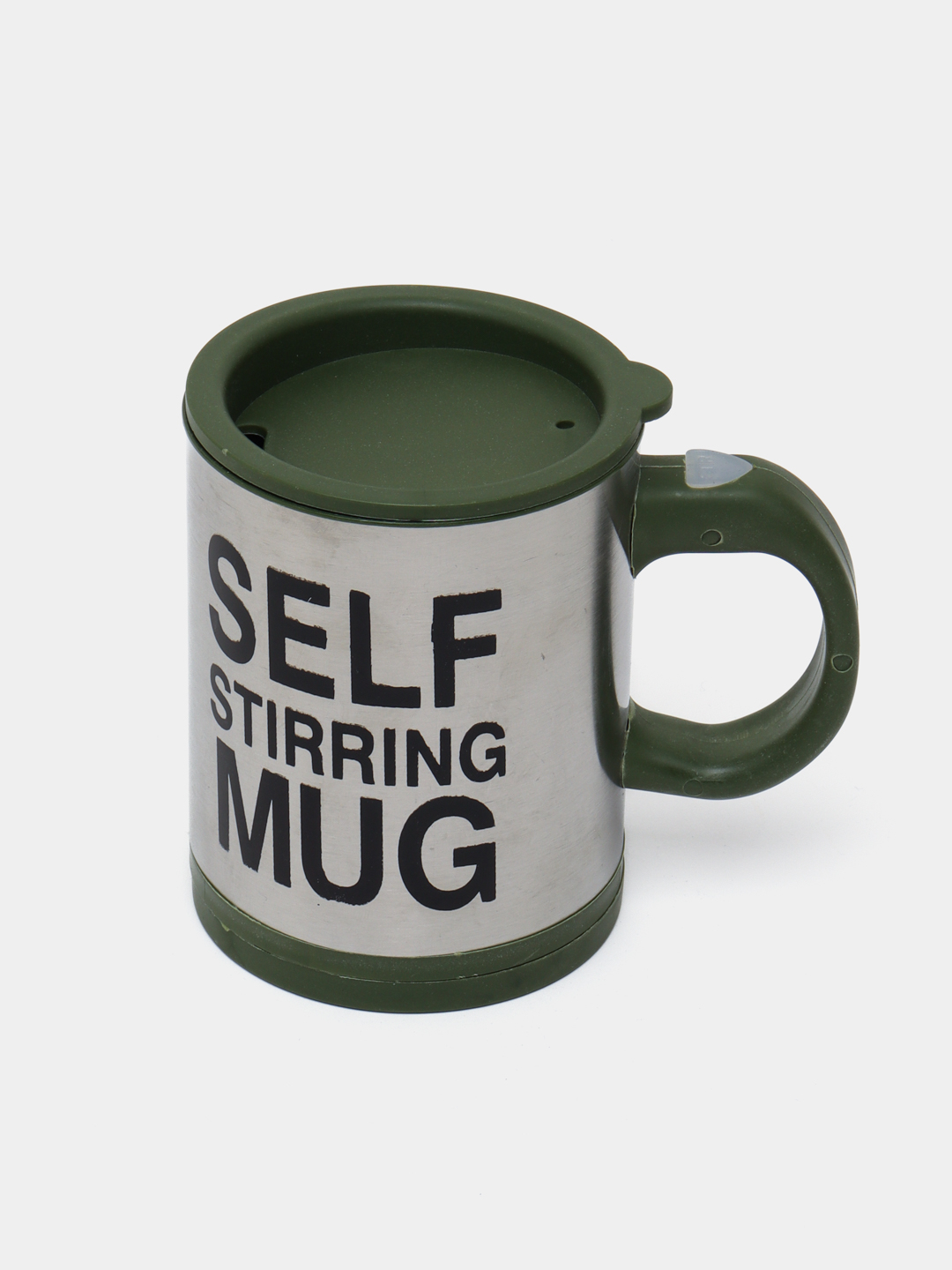 Кружка-мешалка Self Stirring Mug - Зеленая (хаки)
