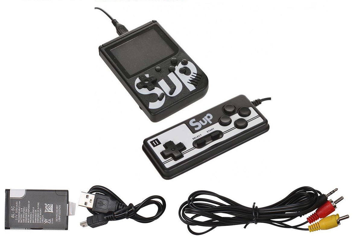 Consolă de joc portabilă  SUP 400 в 1 - Negru (S0)