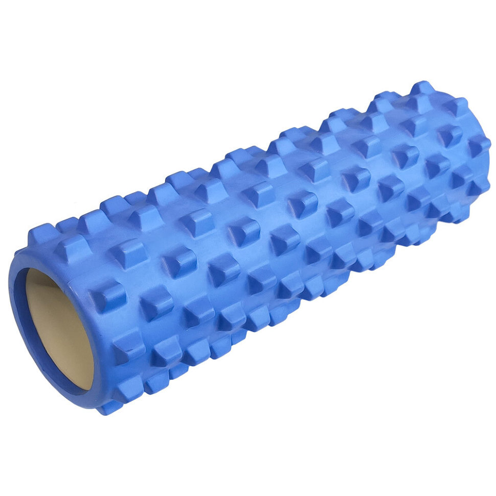 Rolă de masaj pentru fitness în sortiment S124--43 - Albastru (32x14 cm) (S5/P4)