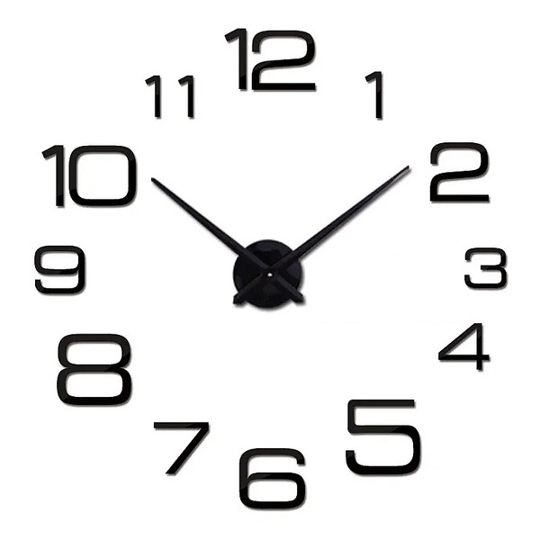 Ceas de perete - negru ZH 1809 Black (S12/P3)