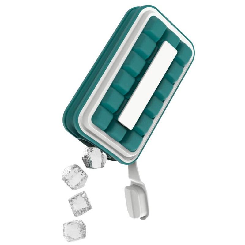 Forma din silicon pentru cuburi de gheata - Verde (S3/P4)