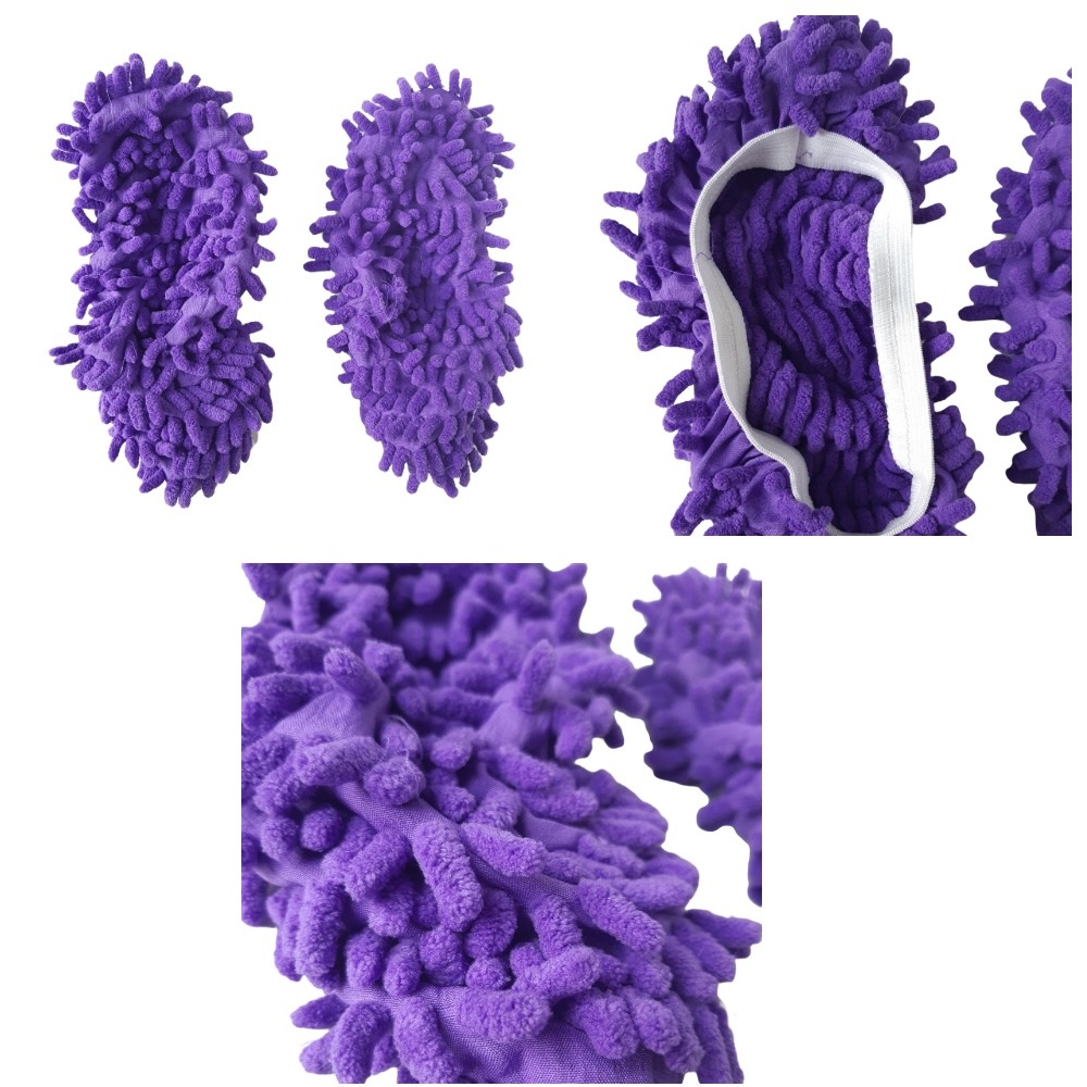 Papuci de casa pentru curatenie podea - Violet (S16/P2)