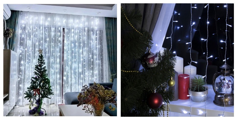 Grid-Ghirlanda, 320 becuri LED, IT-RAINS-320-W2 (S19/P3)