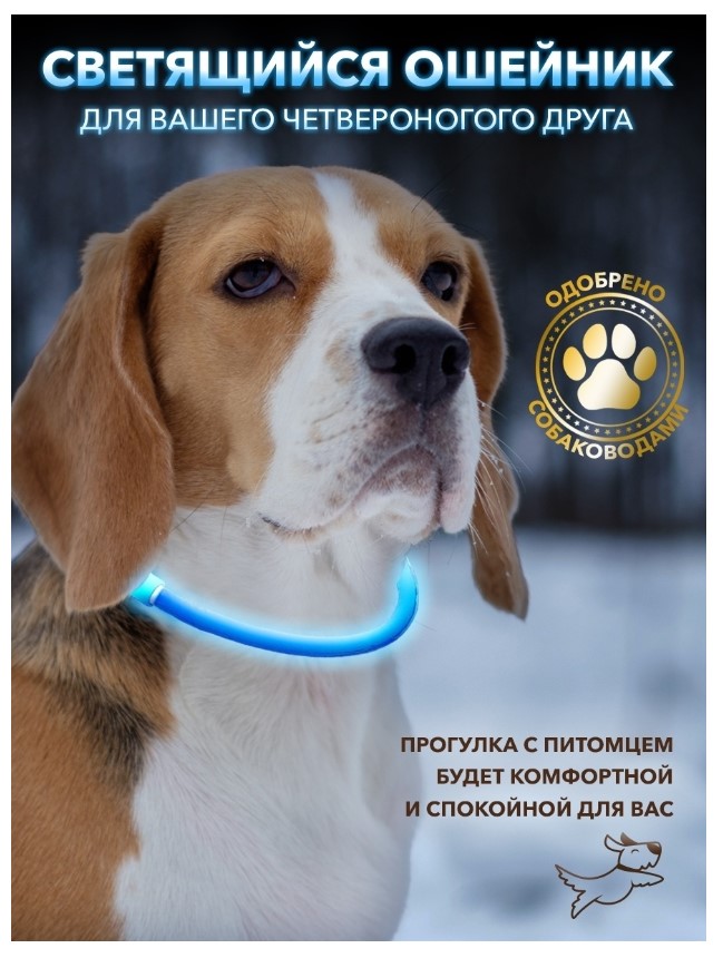 Guler pentru caini si pisici cu LED (S10/P4)