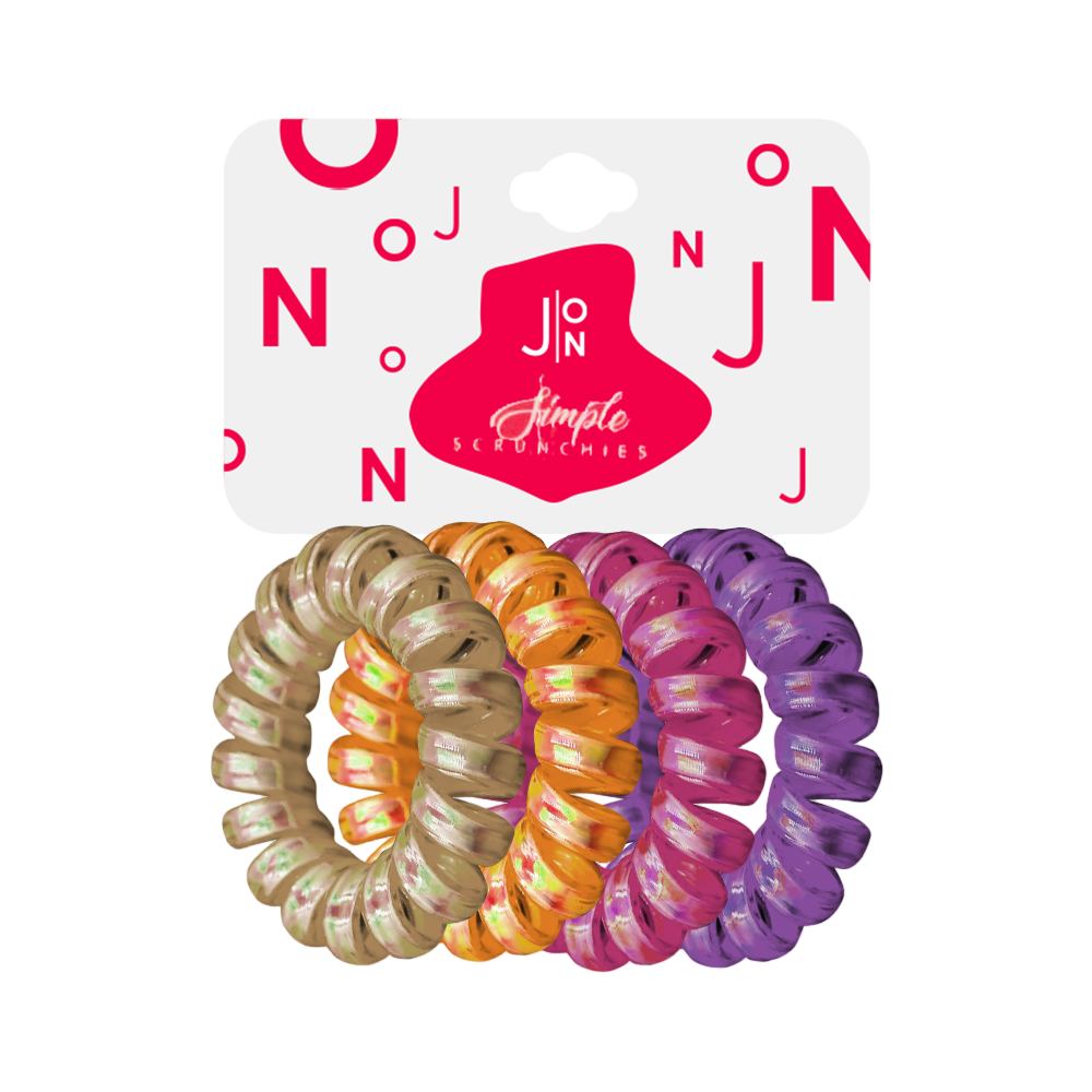 Elastic pentru păr într-o varietate de culori J:ON Simple Scrunchies (S6/P2)
