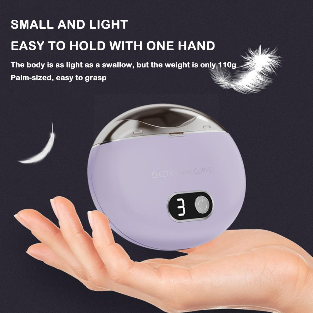 Trimmer electric pentru unghii Nail Clipper - Violet (S5/P4)