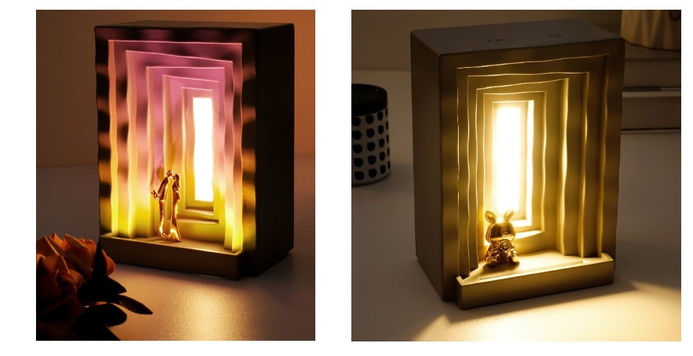 Lampa cu iluminare colorata Mire si Mireasa S192--2 (S18/P4)