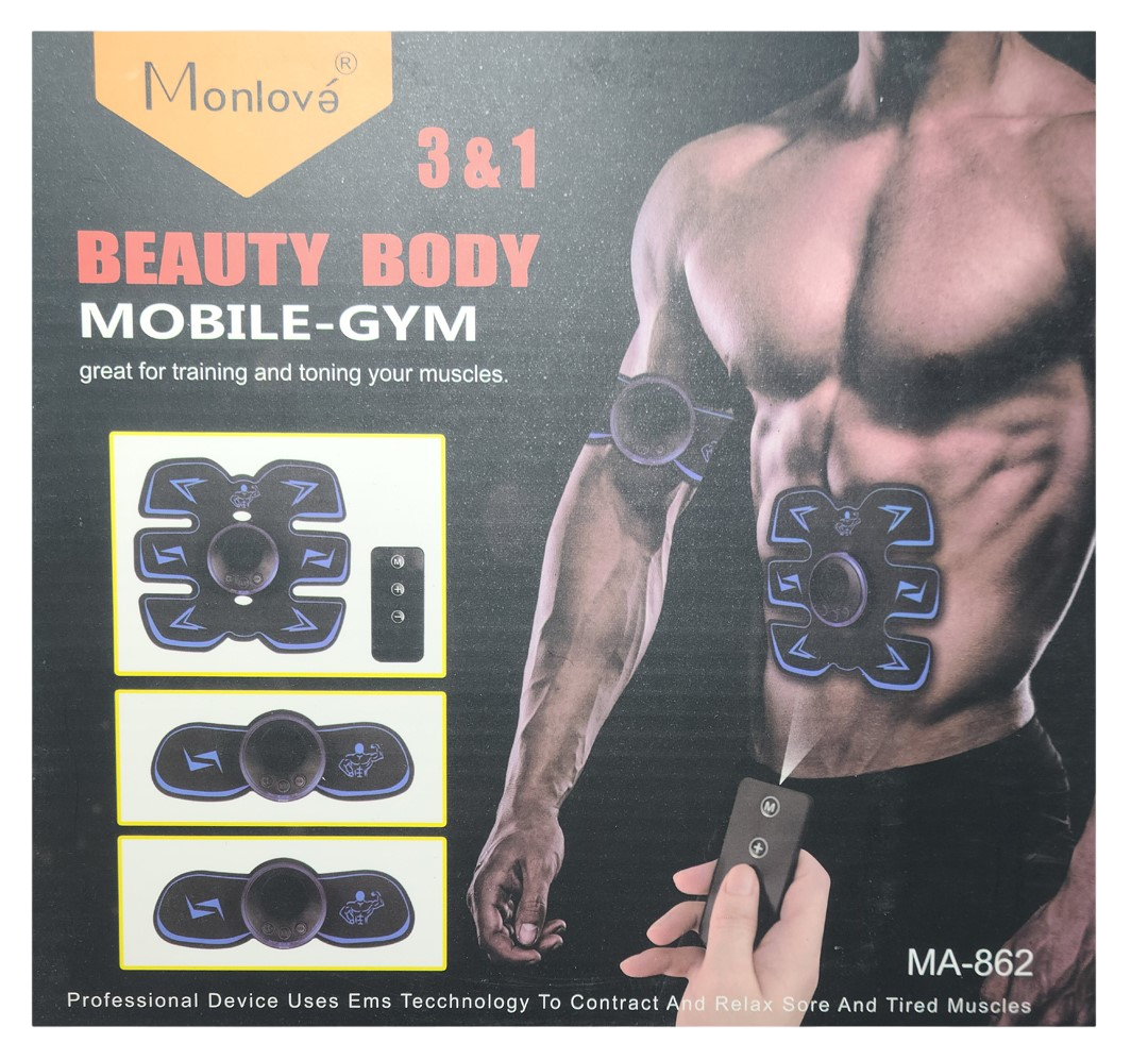 Aparat Fitness cu Electrostimulare, 3 in 1, model MA-862 (S7/P5)