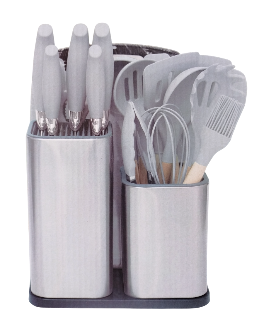 Set ustensile de bucatarie - Gri (S1/P4)