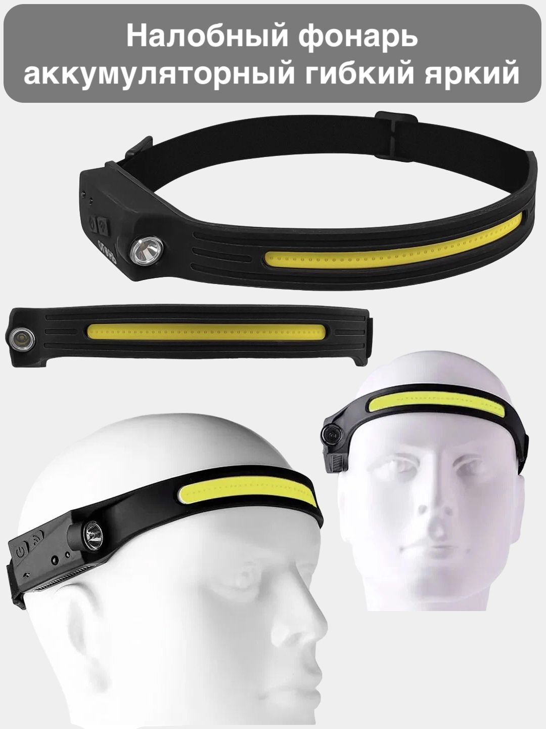 Lanterna pentru cap cu sensor de miscare G28 (S17/P3)