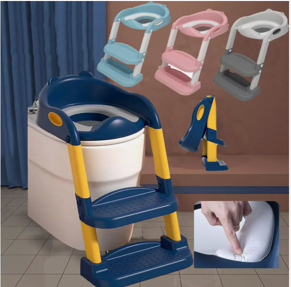 Reductor WC pentru toaleta -albastru deschis