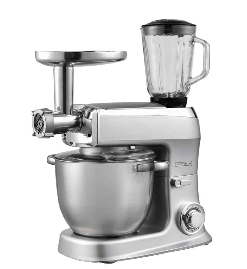 Robot de bucatarie Royalty Line RL-PKM2100BG SILVER 3 in 1, maxim 2100W (S2/P1)