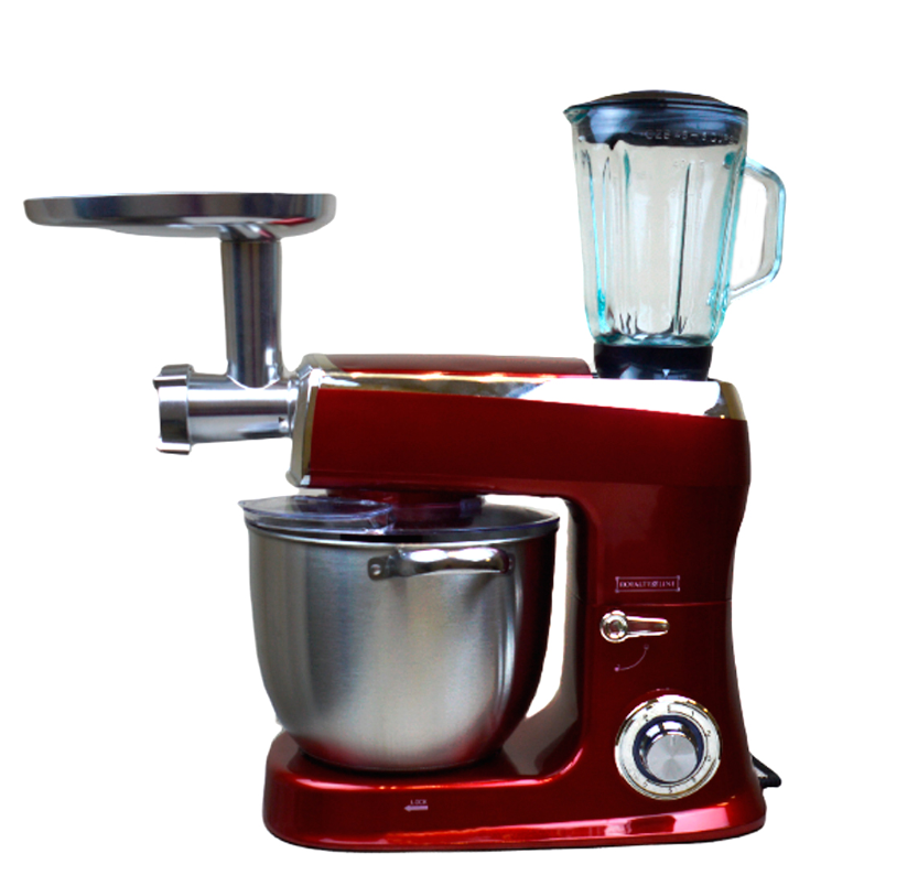 Robot de bucatarie Royalty Line RL-PKM2100BG RED 3 in 1, maxim 2100W