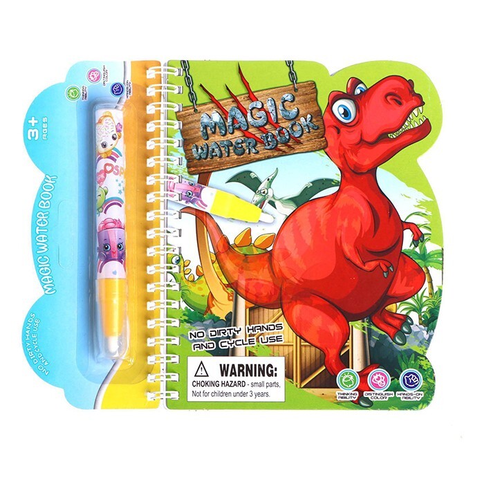 Carte colorat apa cu marker, hirtie/plastic 20 cm - 5257095 