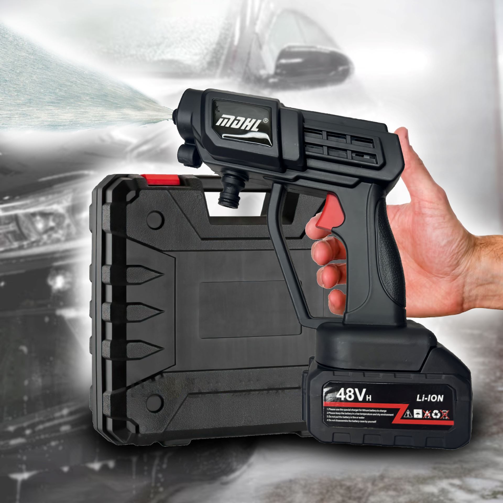 Pistol de spălat cu presiune MDHL 48VH (S8/P2)