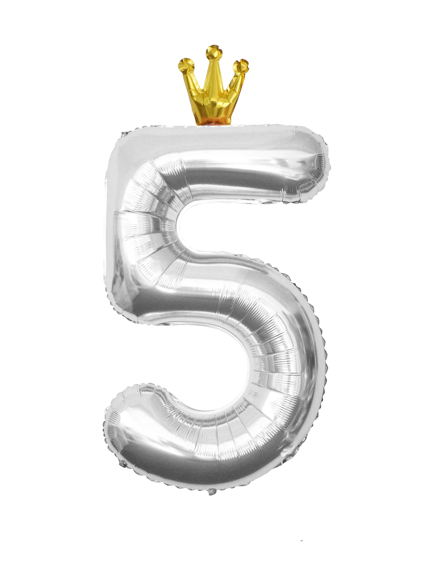 Цифра фольга Crown Silver 5