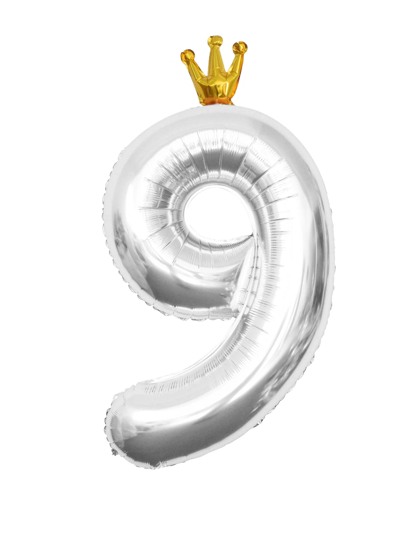 Цифра фольга Crown Silver 9