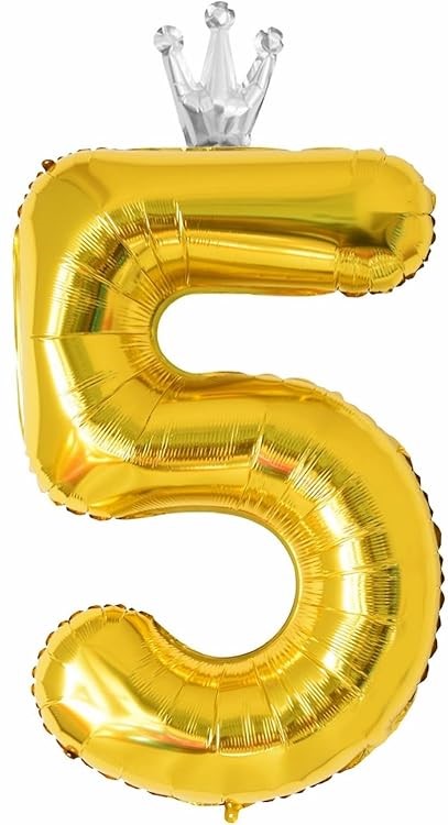 Цифра фольга Crown Gold 5